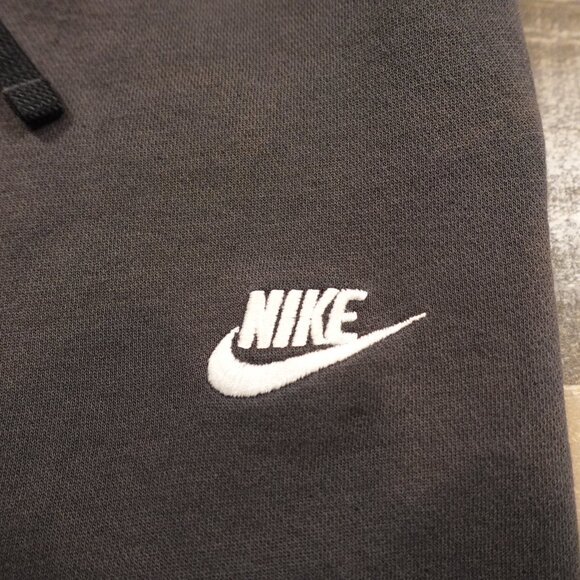Nike Club Fleece Pants Men’s Medium Black Sweatpants - Picture 2 of 14